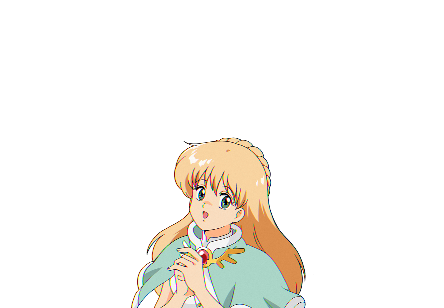Celine, gardener, in official character artwork