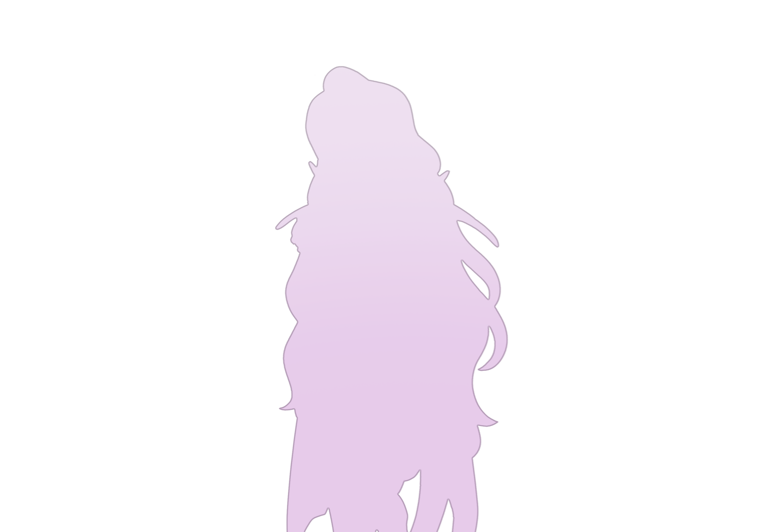 Seridia, mysterious visitor, in official character artwork